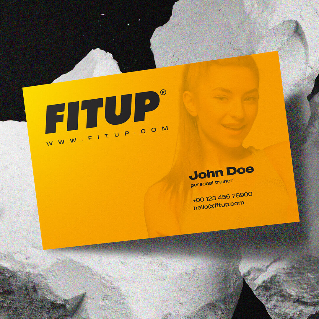 crossfit business card design