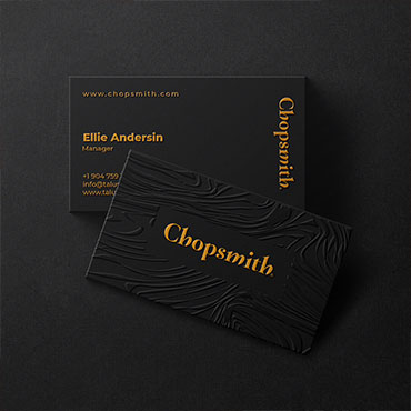 restaurant business card design